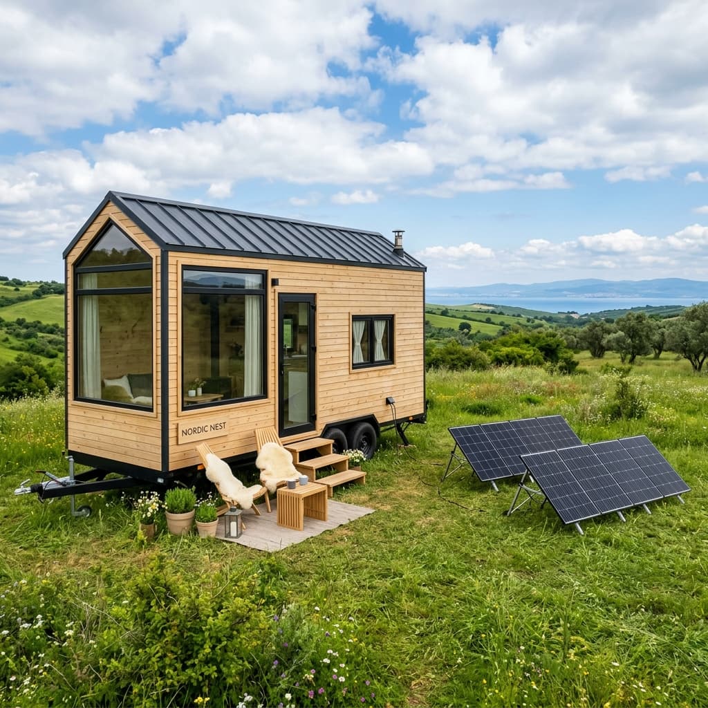Tiny House ve taşınabilir yapılar için solar paketler